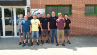 Staplerausbildung mit Mitarbeitern der Firma Hummel, Lichtenfels im Juni 2018